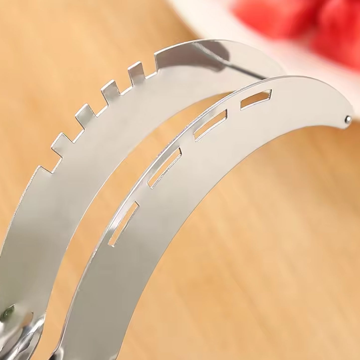 10053 3in1 Stainless Steel Watermelon Cantaloupe Slicer Knife Corer Fruit Vegetable Tools Kitchen (1 Pc)